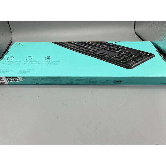 New in Box Logitech K120 USB Keyboard for PC - Black - Picture 4 of 4